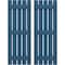Ekena Millwork Americraft 5-Board, 3 Batten Exterior Real Wood Spaced Board-n-Batten Shutters, ARW401SB519X51HBH, PR ARW401SB519X51HBH - alternate 1